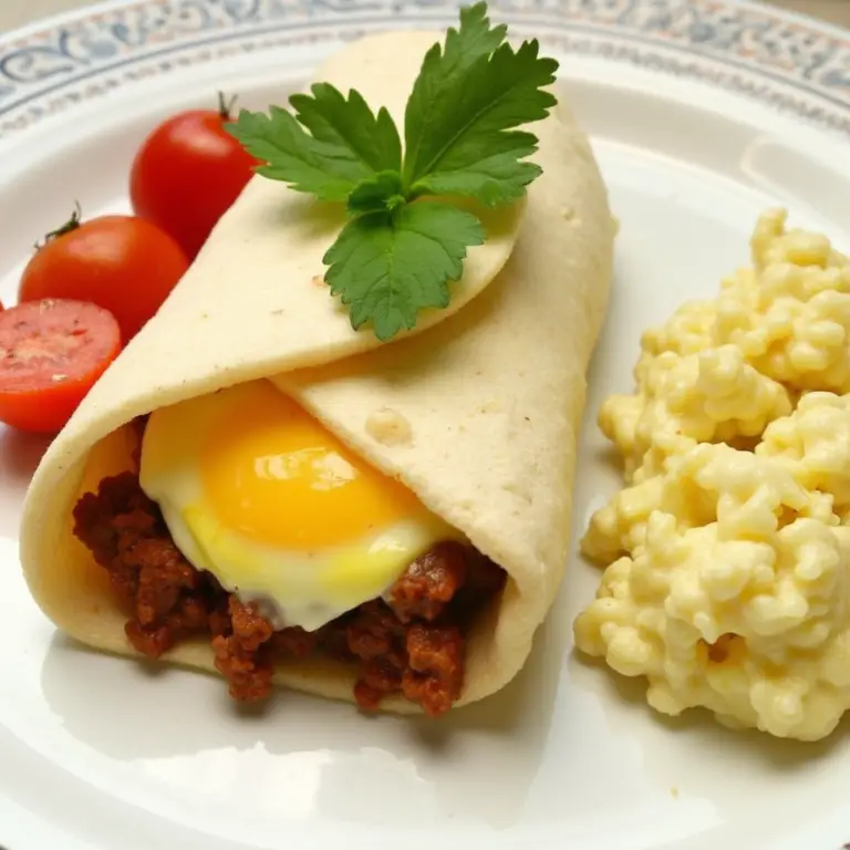 What's in a Chorizo Breakfast Burrito